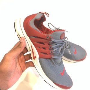 Nike Air Prestos (Grey, Red, and White)